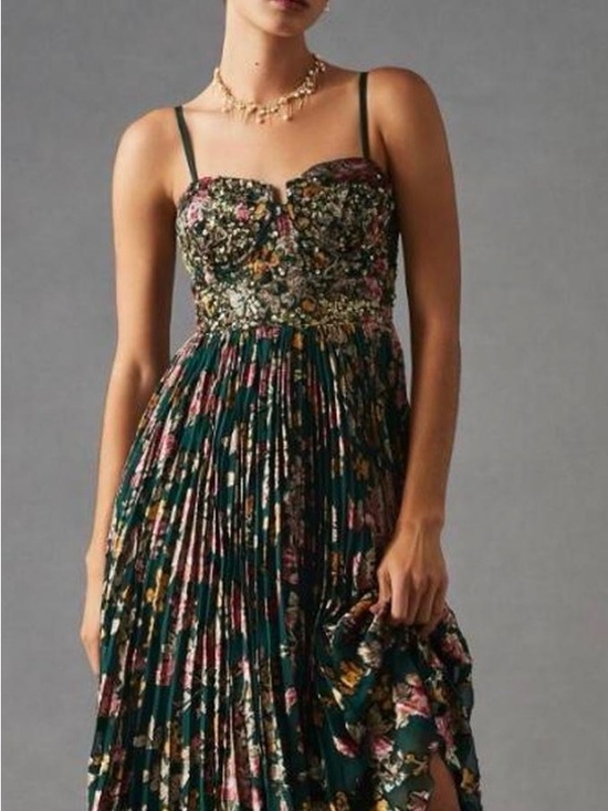 Anthropologie Dresses & Skirts - Anthropologie Verb by Pallavi Singhee Smocked Corset Dress